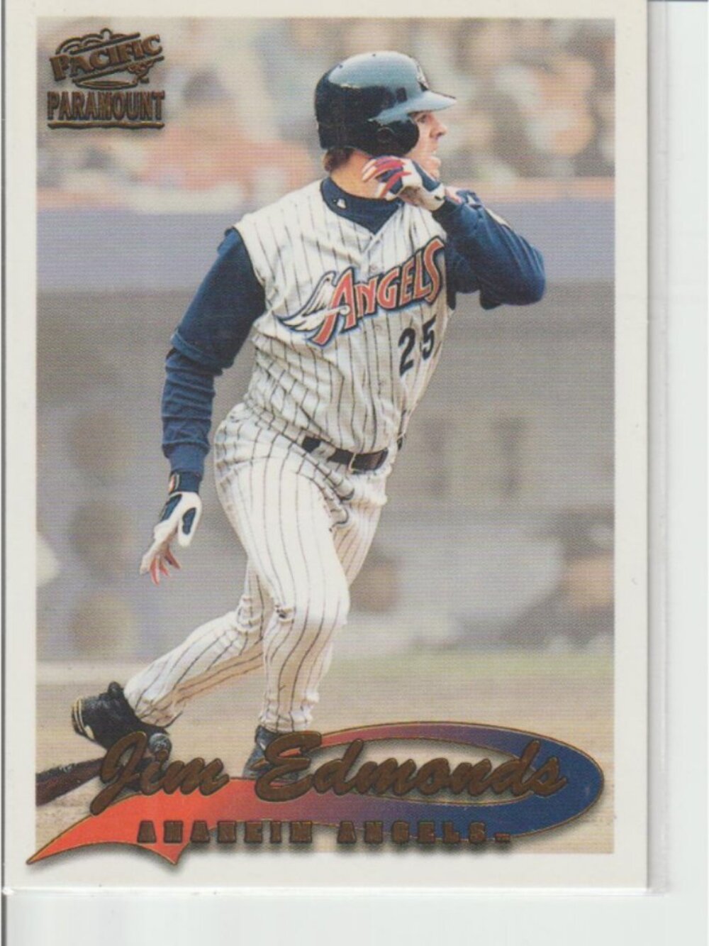 Rare Jim Edmonds 1999 Pacific Paramount Gold Foil #3
